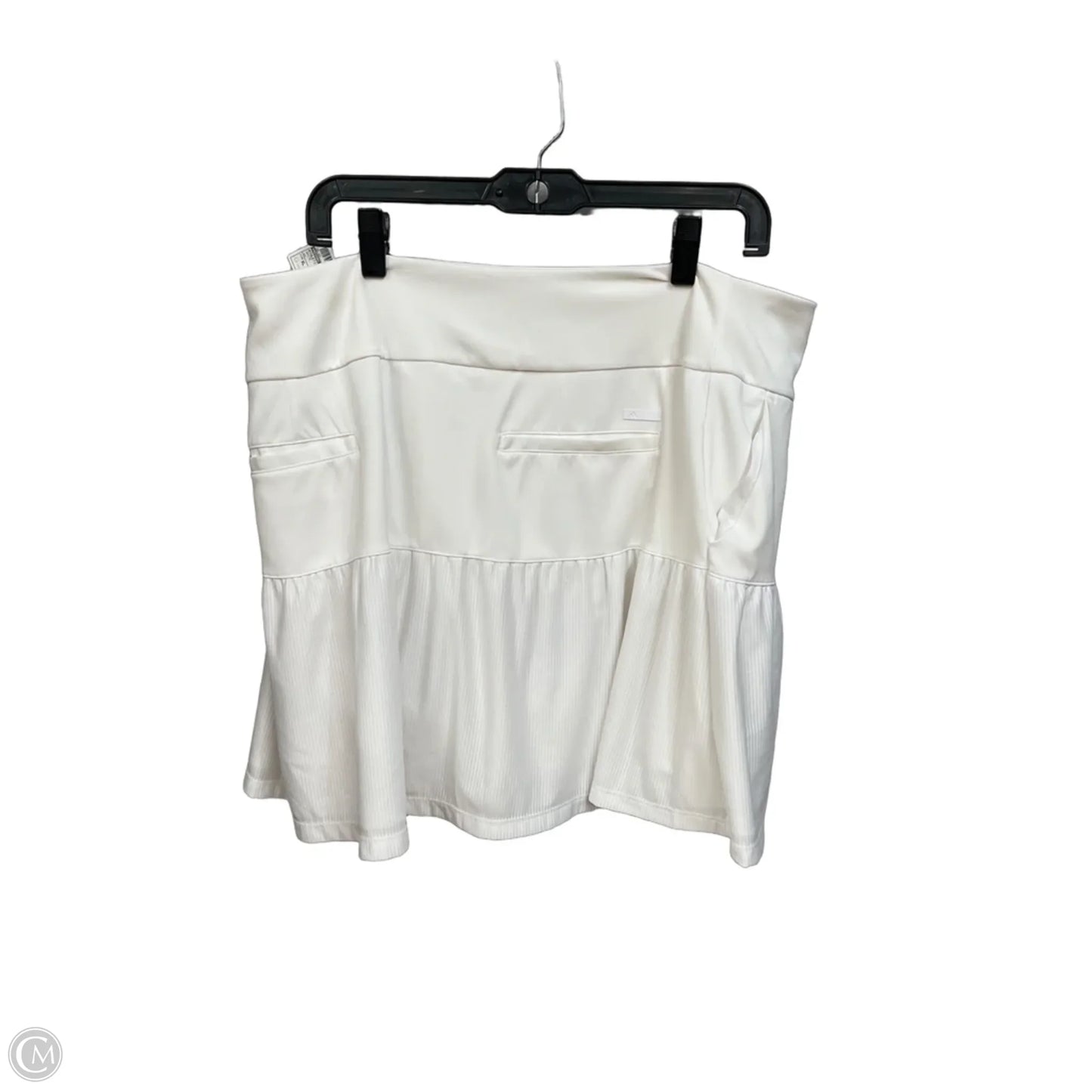 Athletic Skort By Adidas In White, Size: Xl