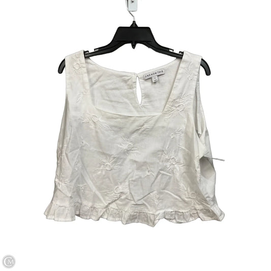 Top Sleeveless By And Now This In White, Size: Xl
