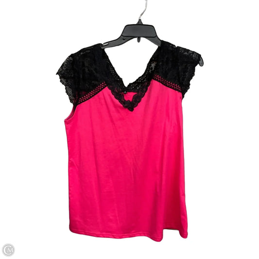 Top Sleeveless By Clothes Mentor In Pink, Size: M
