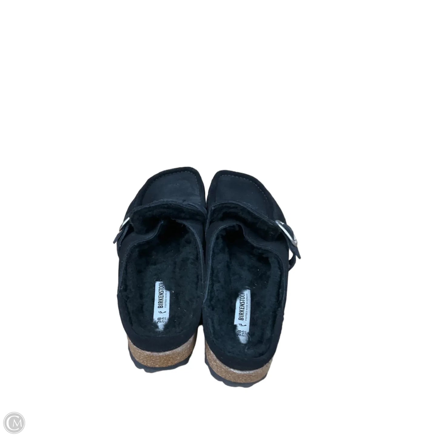 Sandals Flats By Birkenstock In Black, Size: 7