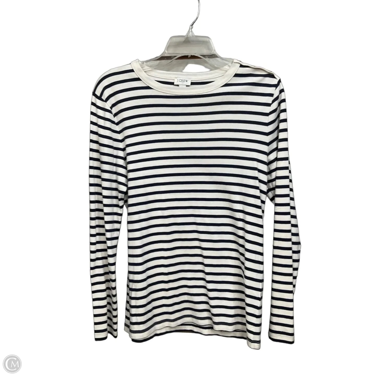 Top Long Sleeve By J. Crew In Striped Pattern, Size: L