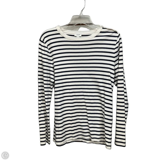 Top Long Sleeve By J. Crew In Striped Pattern, Size: L