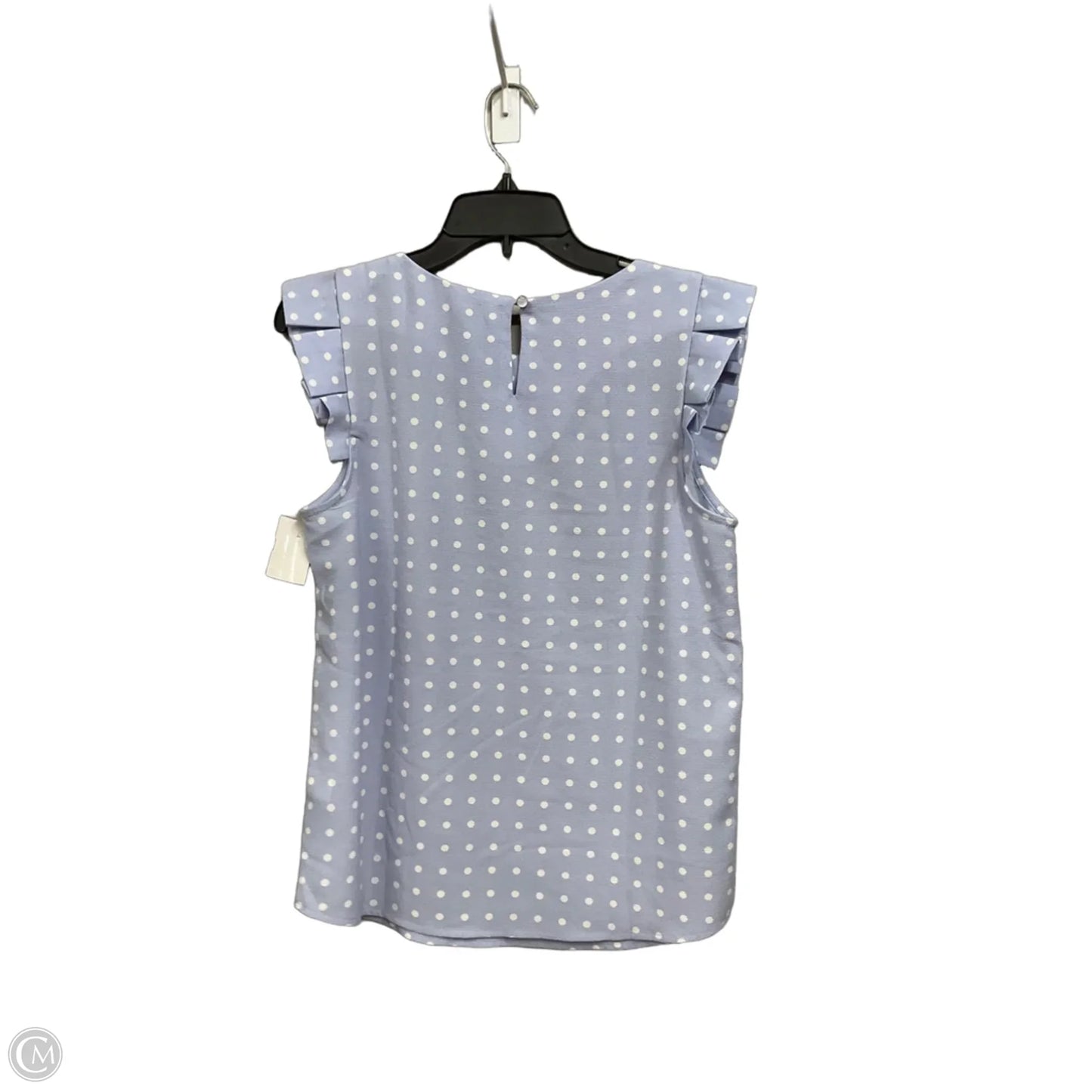 Top Sleeveless By Monteau In Blue, Size: M
