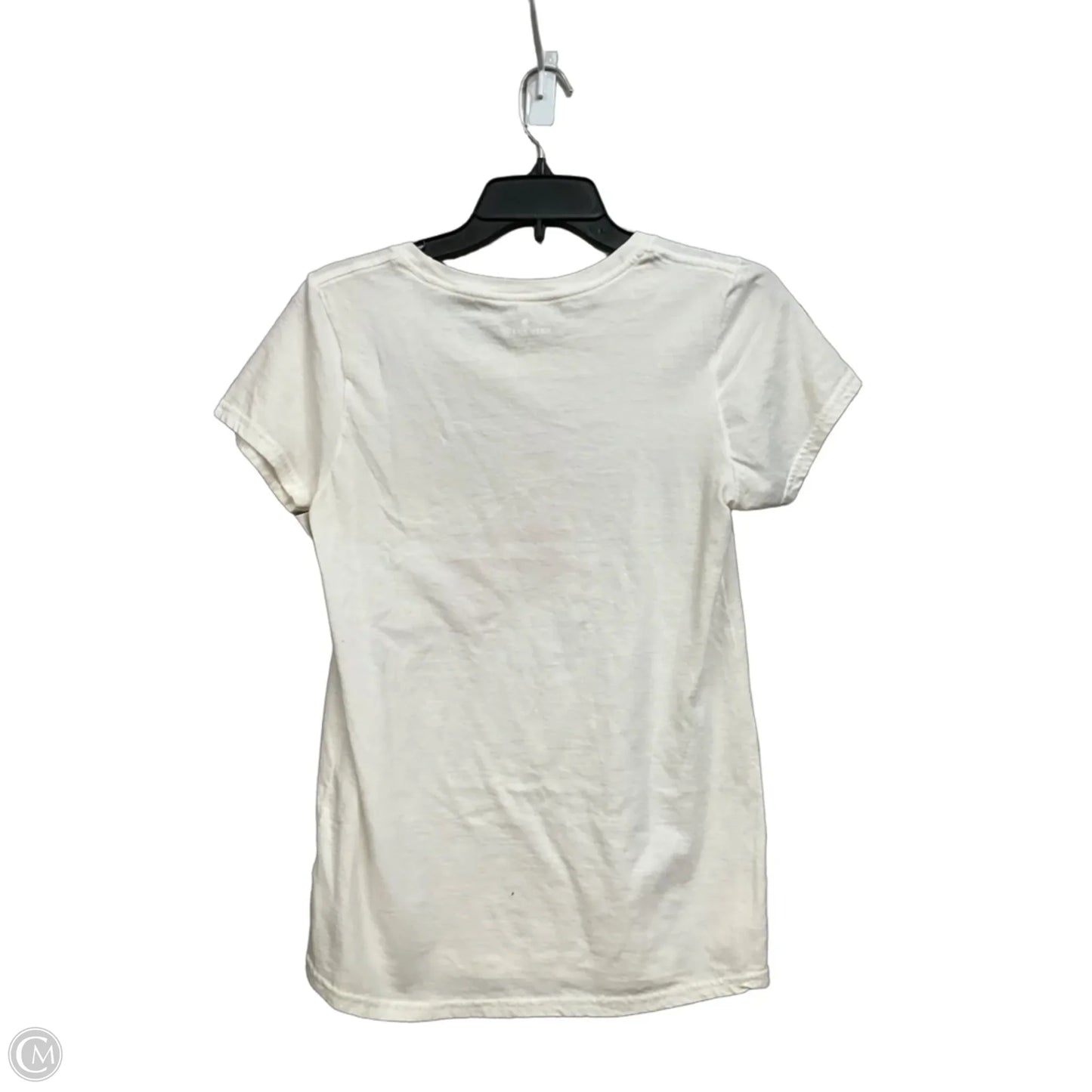 Top Short Sleeve Designer By Kate Spade In White, Size: Xl
