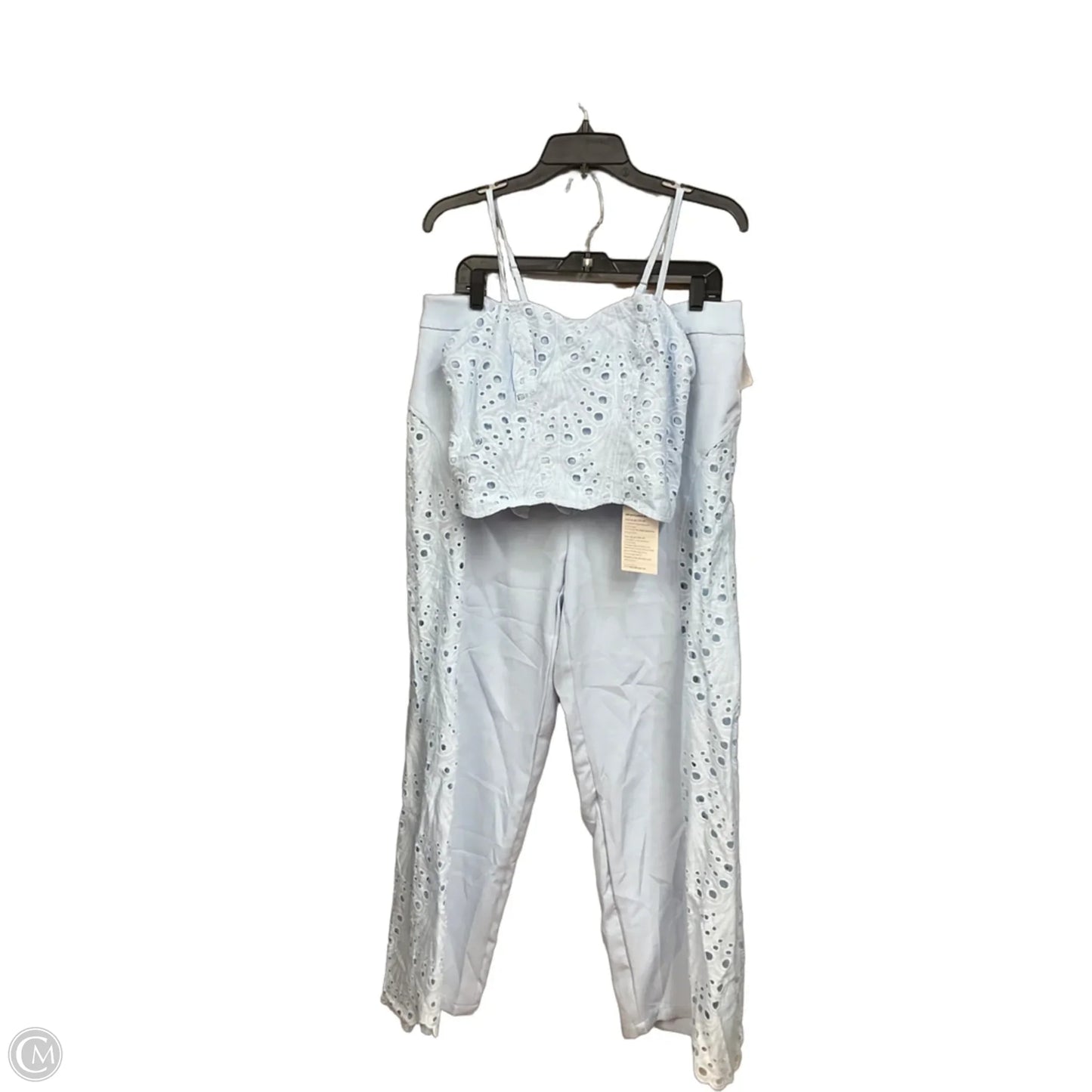 Top 2pc Sleeveless By Clothes Mentor In Blue, Size: Xl