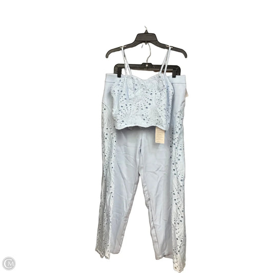 Top 2pc Sleeveless By Clothes Mentor In Blue, Size: Xl