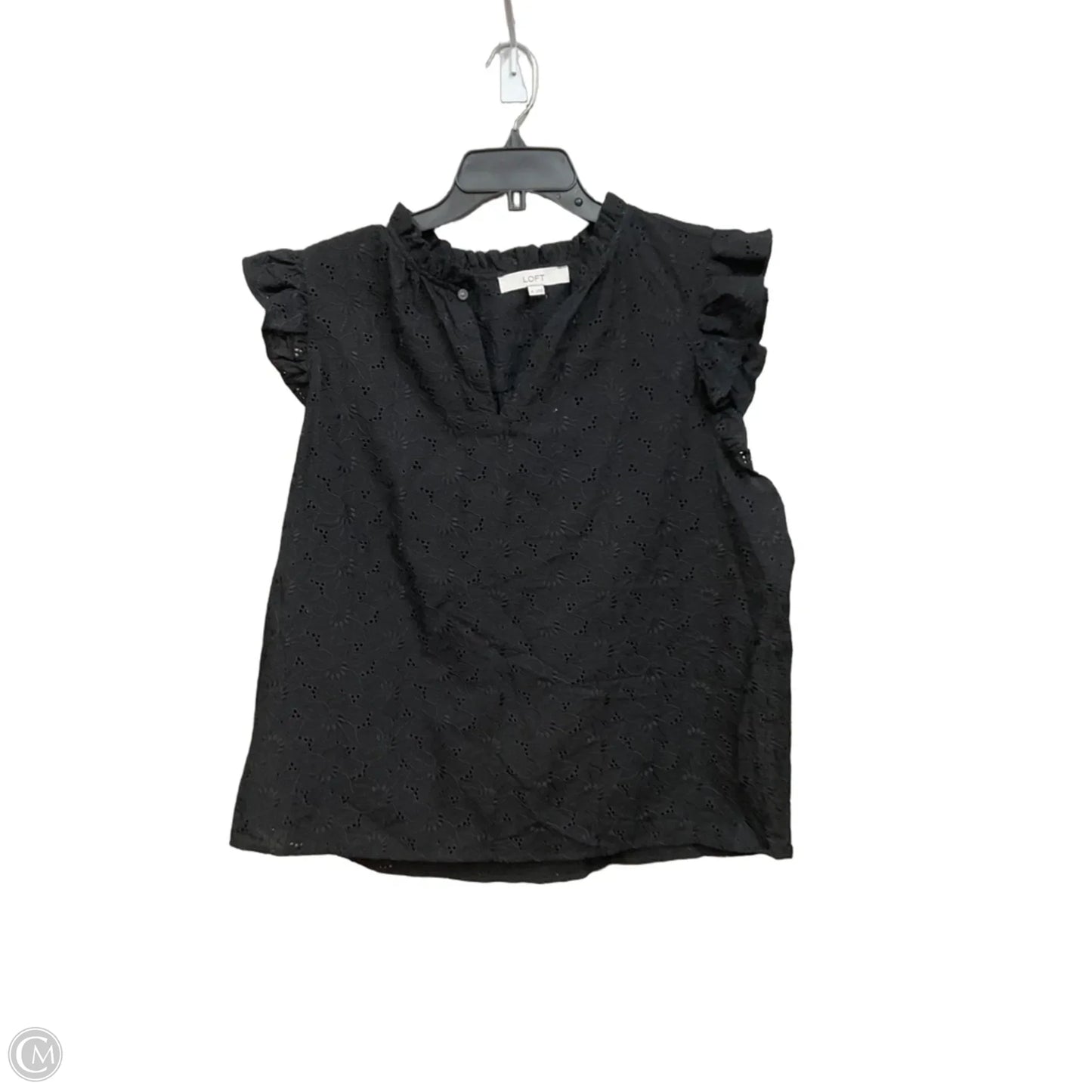 Top Sleeveless By Loft In Black, Size: Xl