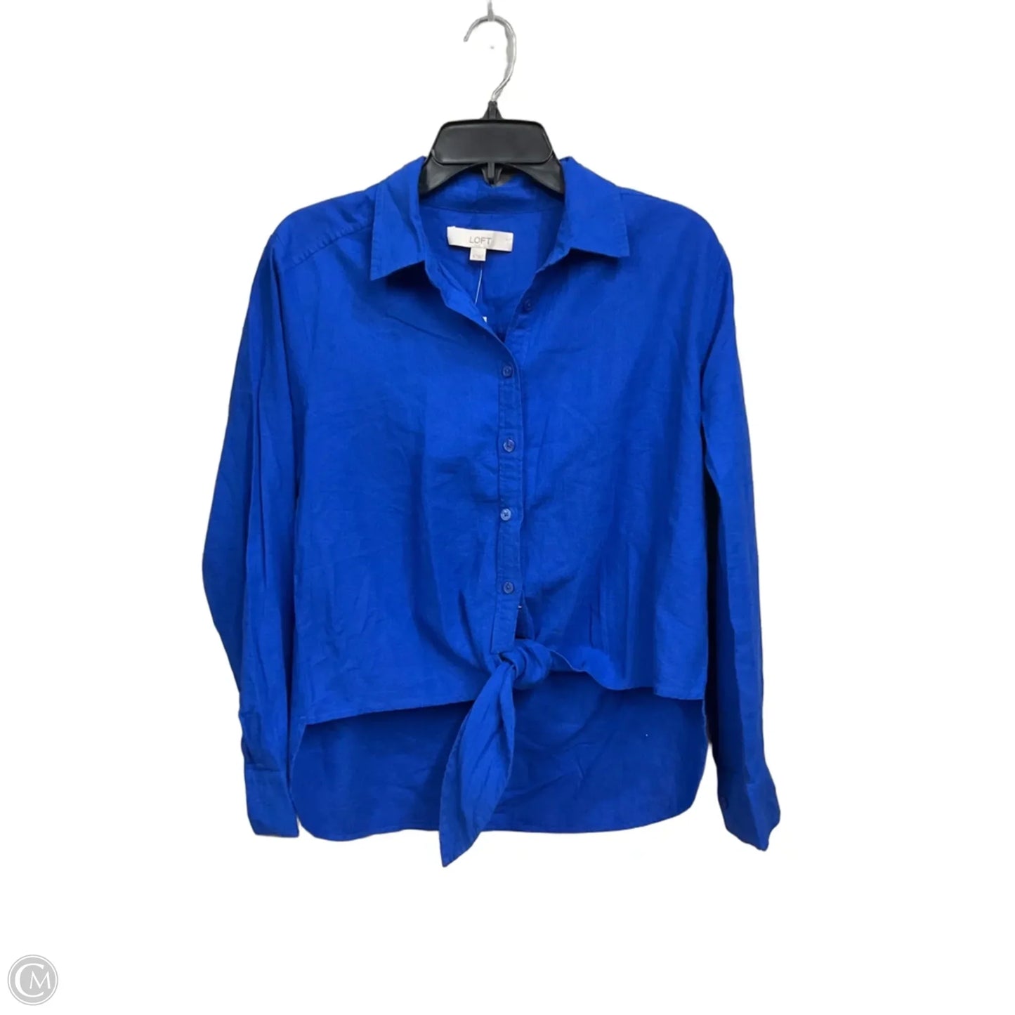 Top Long Sleeve By Loft In Blue, Size: S