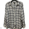 Top Long Sleeve By Talbots In Plaid Pattern, Size: 2x