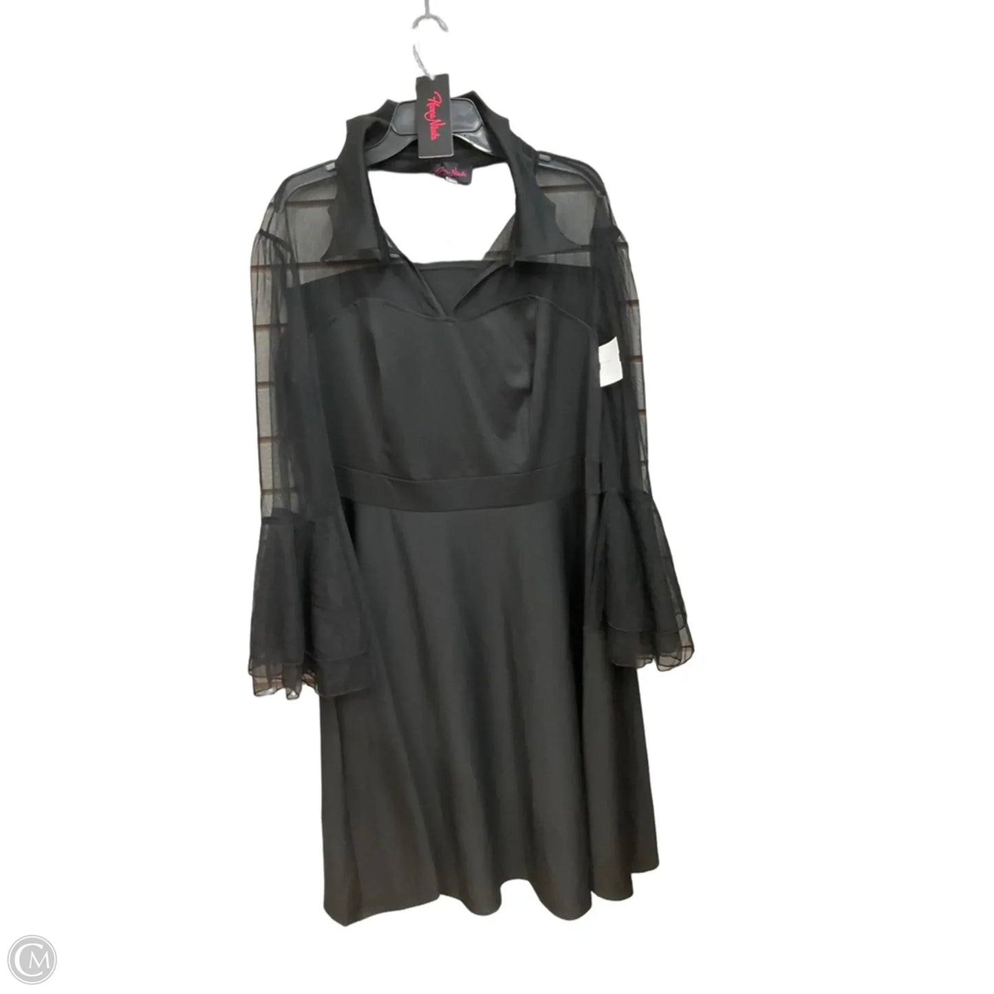 Dress Casual Midi By Clothes Mentor In Black, Size: 3x