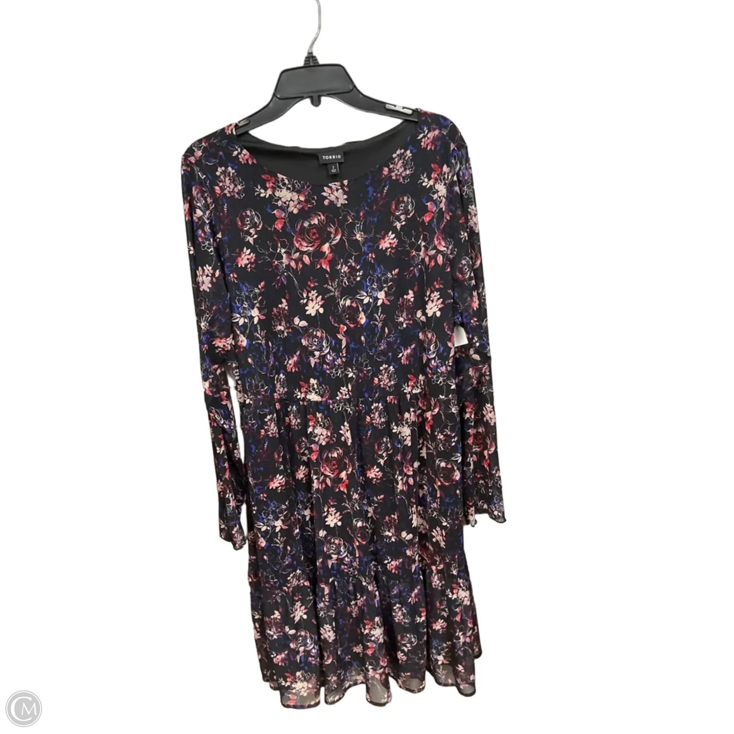 Dress Casual Short By Torrid In Floral Print, Size: 2x
