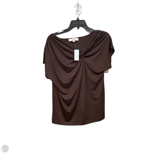 Top Sleeveless By Loft In Brown, Size: Xl