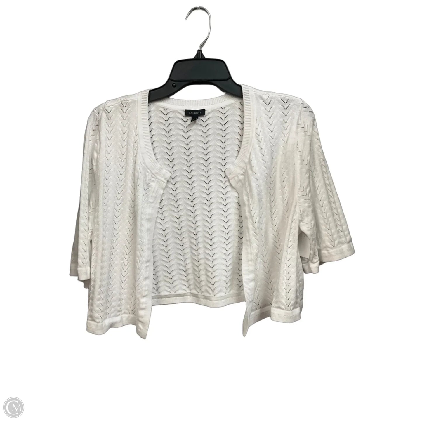 Cardigan By Talbots In White, Size: Xl