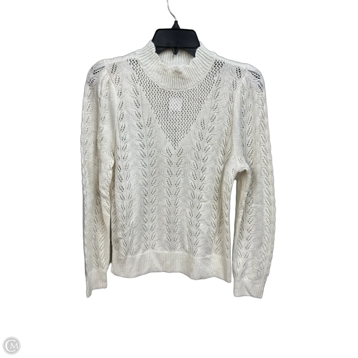 Sweater By Loft In Cream, Size: S
