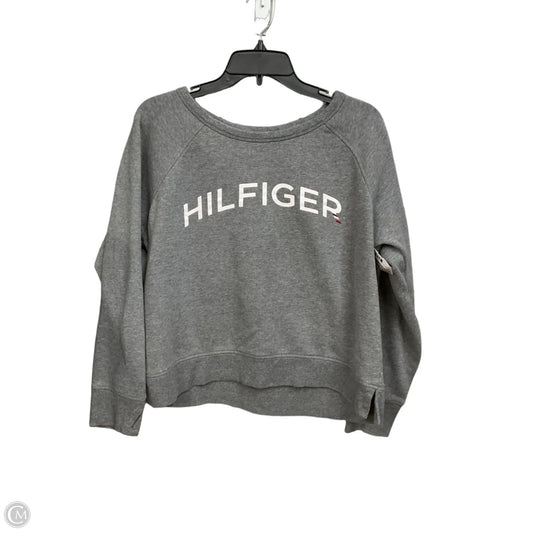 Sweatshirt Crewneck By Tommy Hilfiger In Grey, Size: Xl