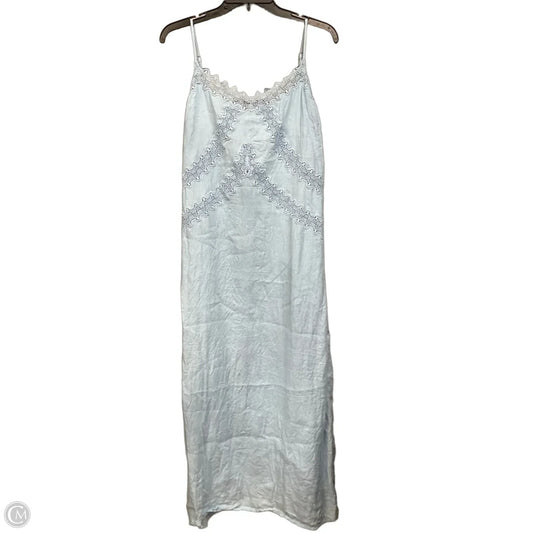 Dress Casual Maxi By J. Crew In Blue, Size: L