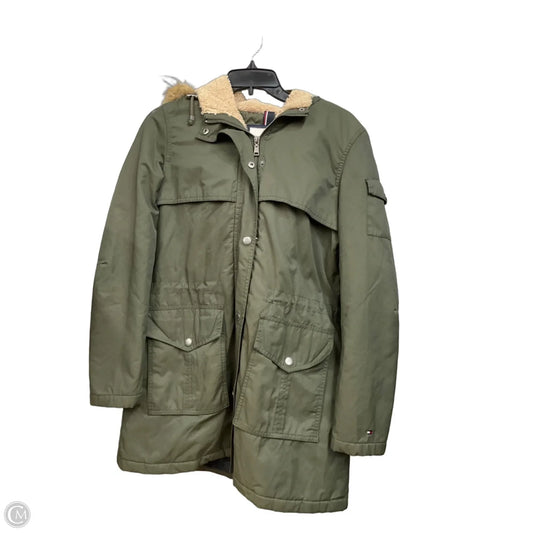 Coat Parka By Tommy Hilfiger In Green, Size: S