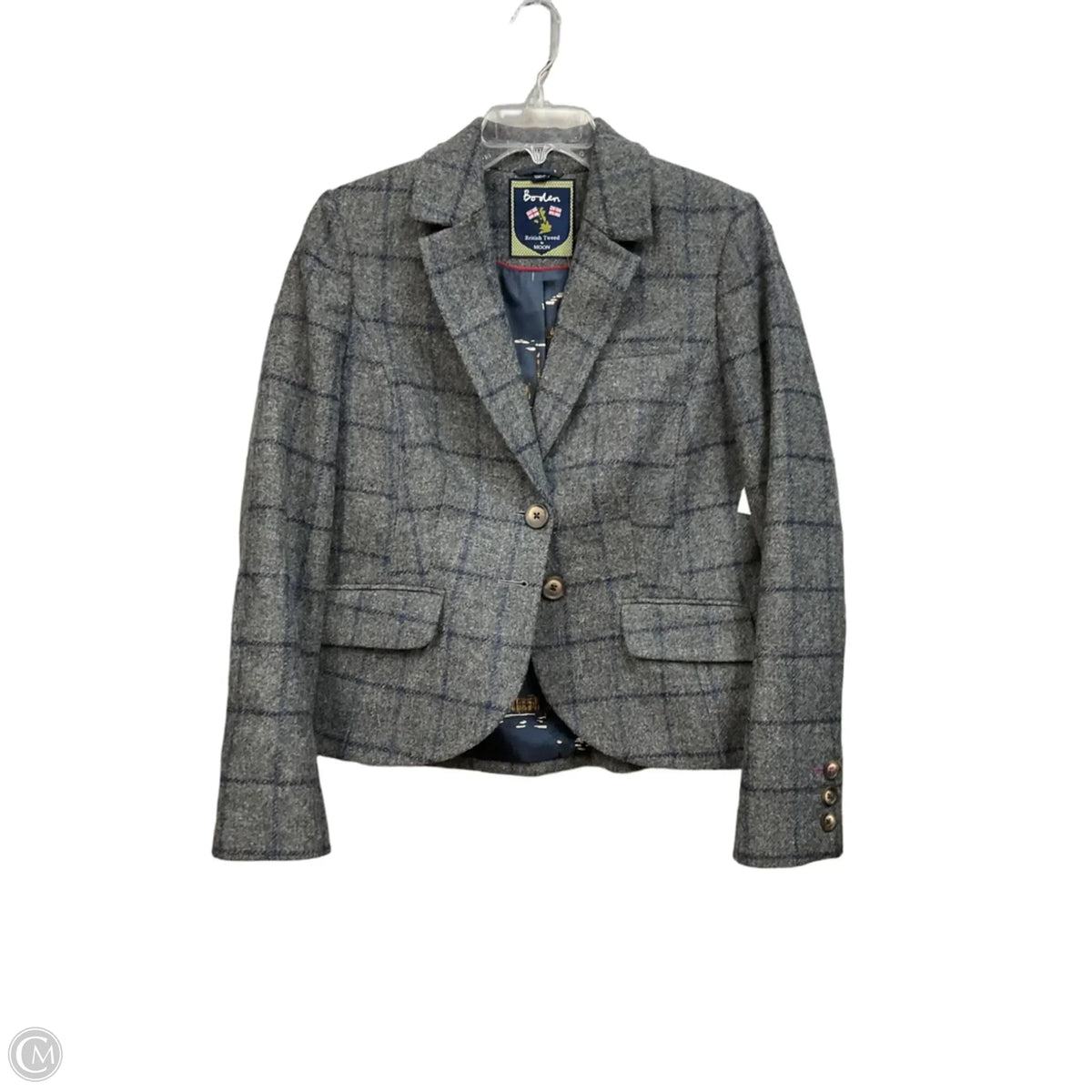 Blazer By Boden In Plaid Pattern, Size: M