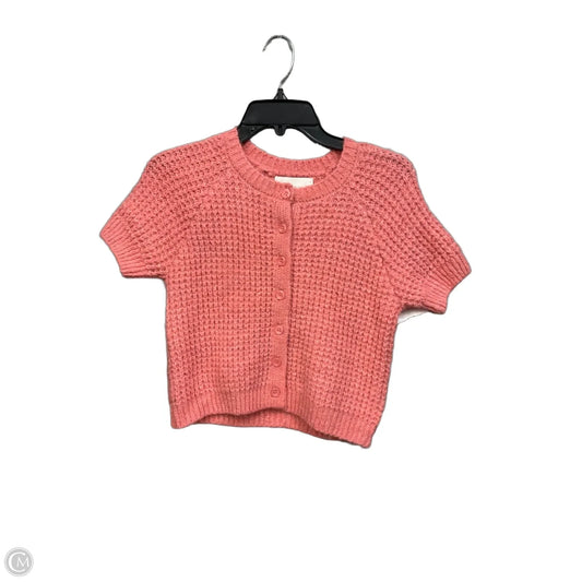 Sweater Short Sleeve By Pink Rose In Pink, Size: S