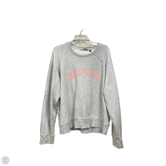 Sweatshirt Crewneck By Vineyard Vines In Grey, Size: Xl