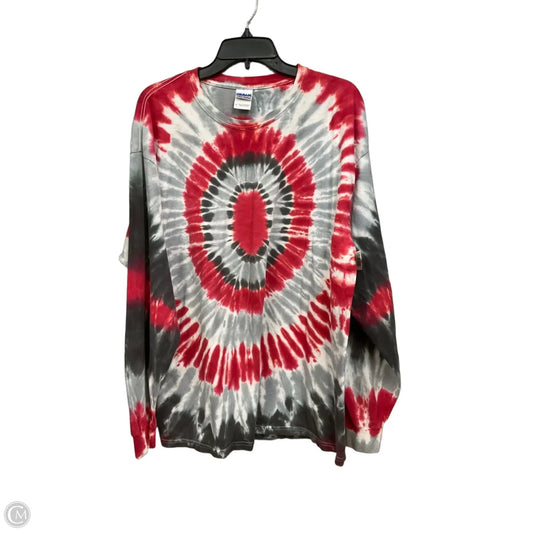 Top Long Sleeve By Gildan In Multi-colored, Size: Xl