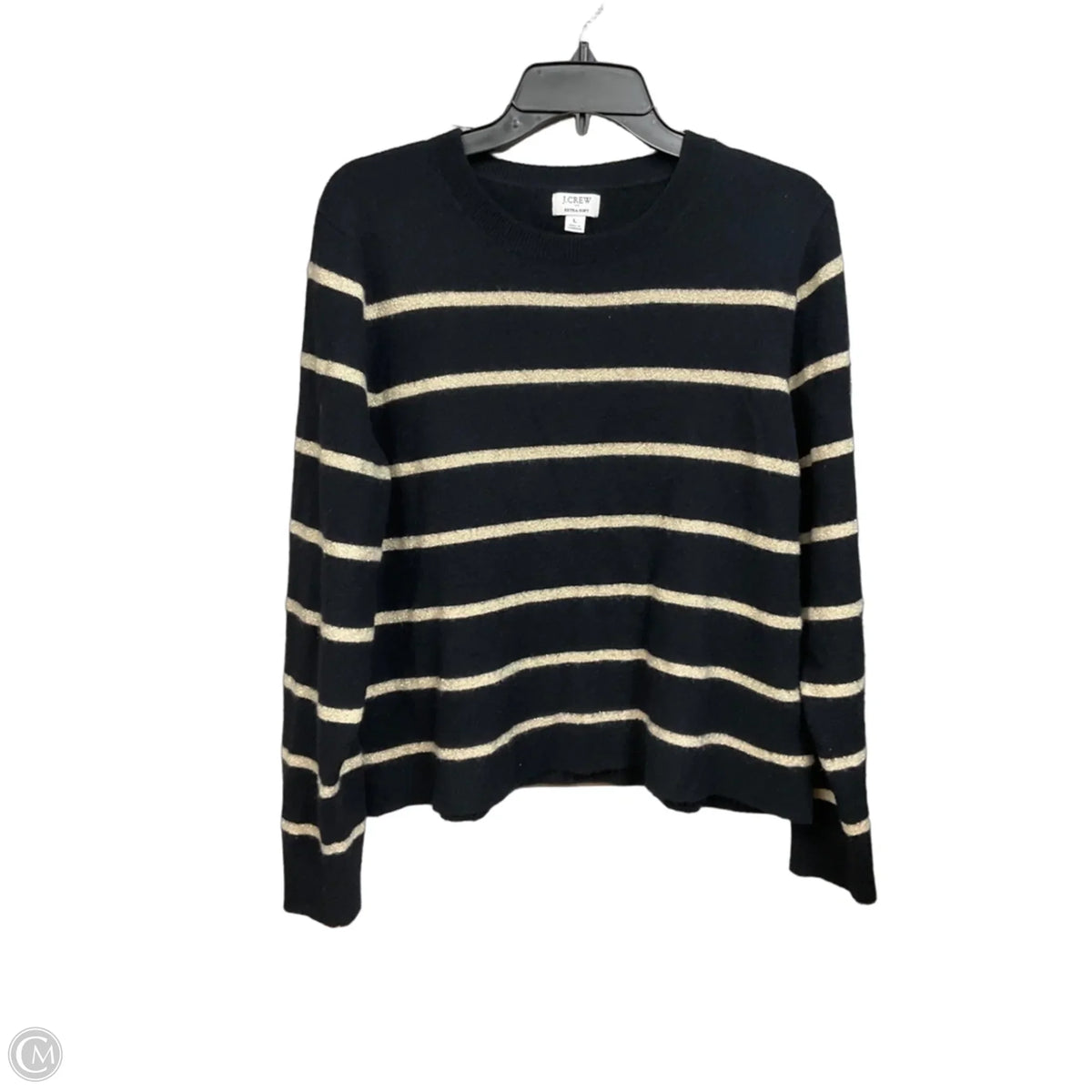 Sweater By J. Crew In Striped Pattern, Size: L