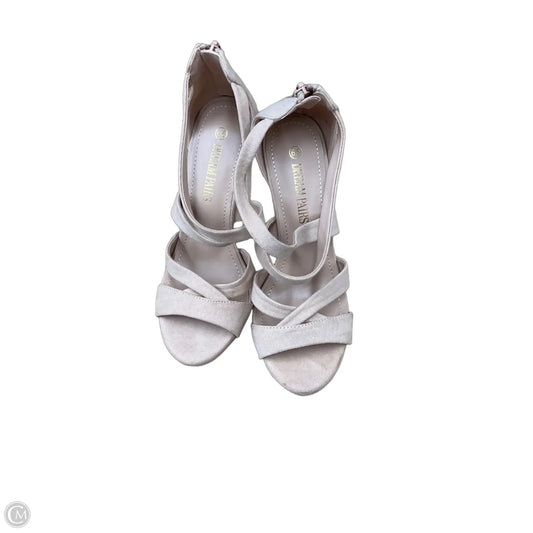 Shoes Heels Stiletto By Dream Pairs In Tan, Size: 6.5