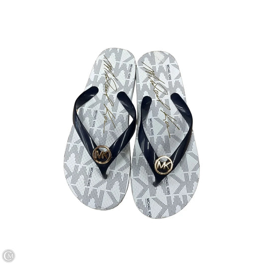 Sandals Flats By Michael By Michael Kors In Blue, Size: 7