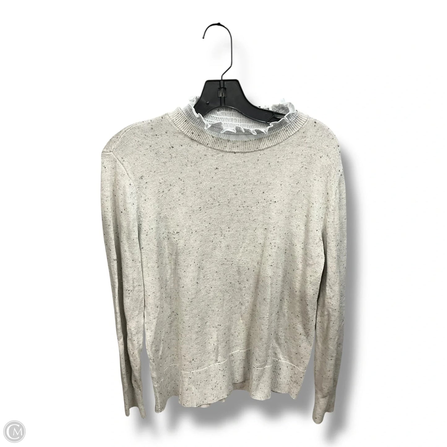 Top Long Sleeve By Loft In Grey, Size: L
