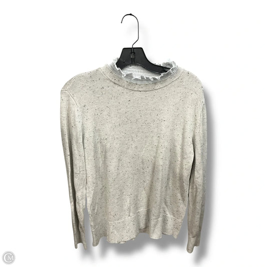 Top Long Sleeve By Loft In Grey, Size: L
