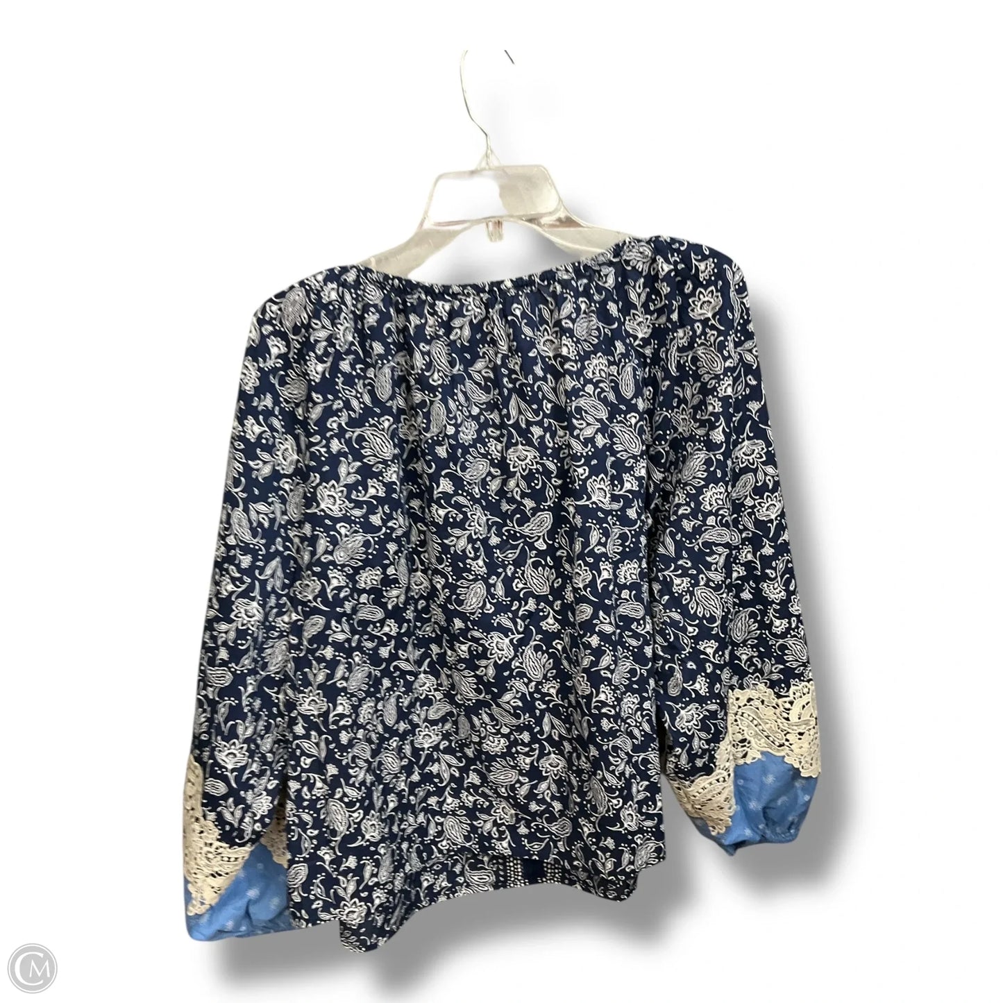 Top Long Sleeve By Loft In Blue, Size: Xl