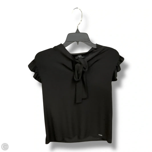 Top Sleeveless By Tahari In Black, Size: L