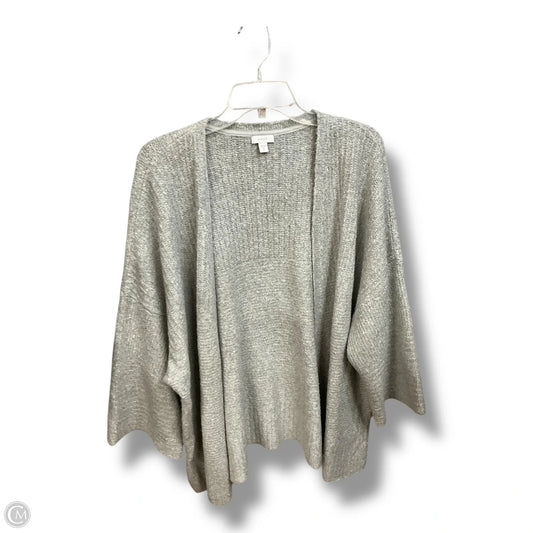 Cardigan By Pure Jill In Grey, Size: Xl