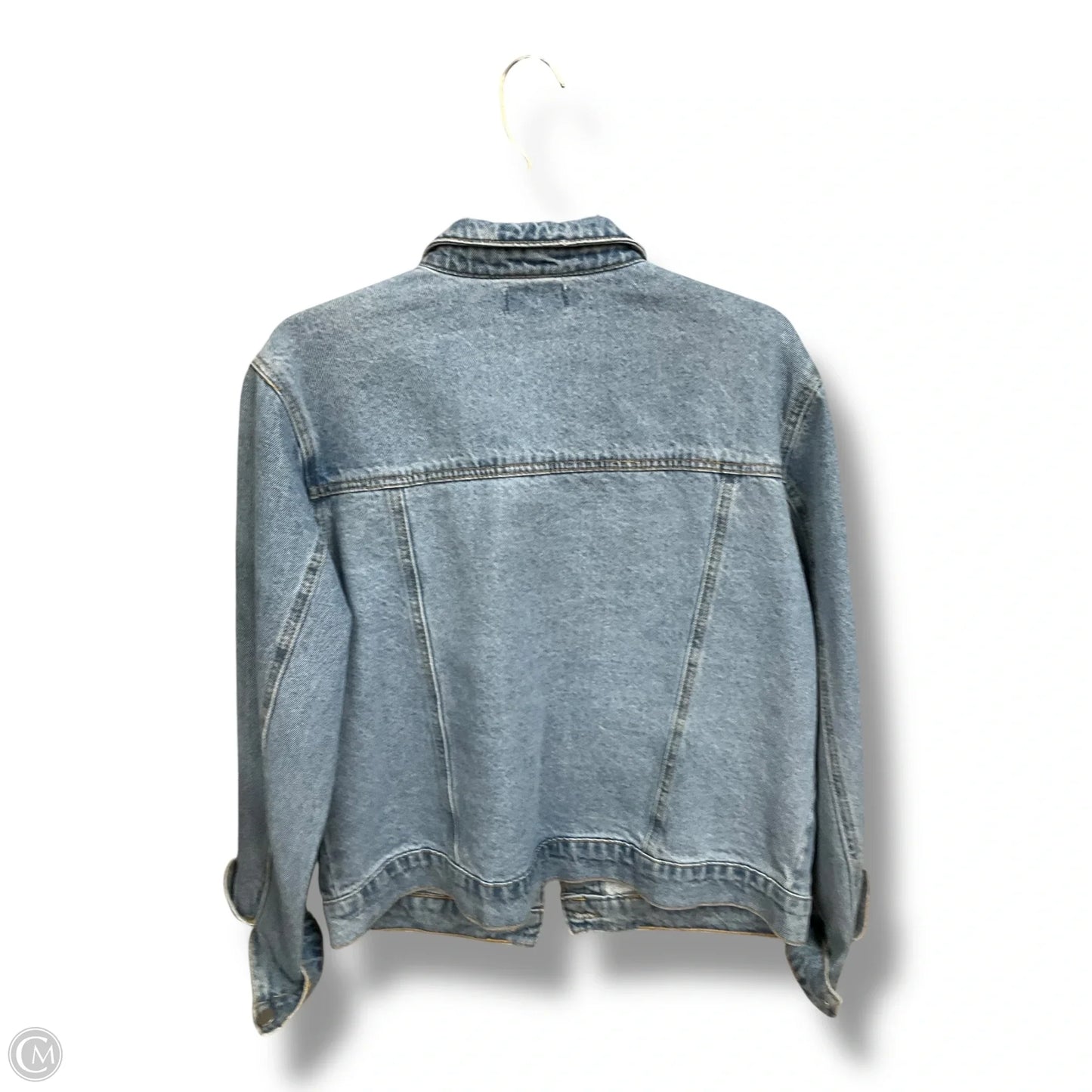 Jacket Denim By Abound In Blue Denim, Size: M