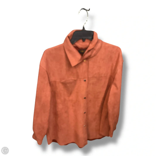 Jacket Shirt By Truth In Copper, Size: 1x