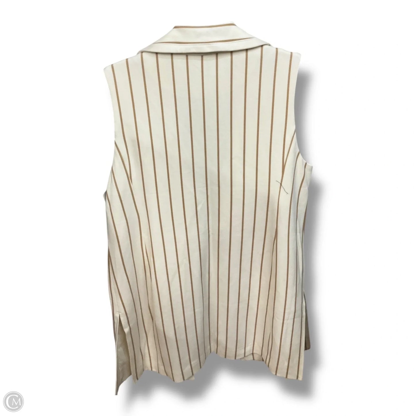 Vest Other By Chicos In Striped Pattern, Size: Lp