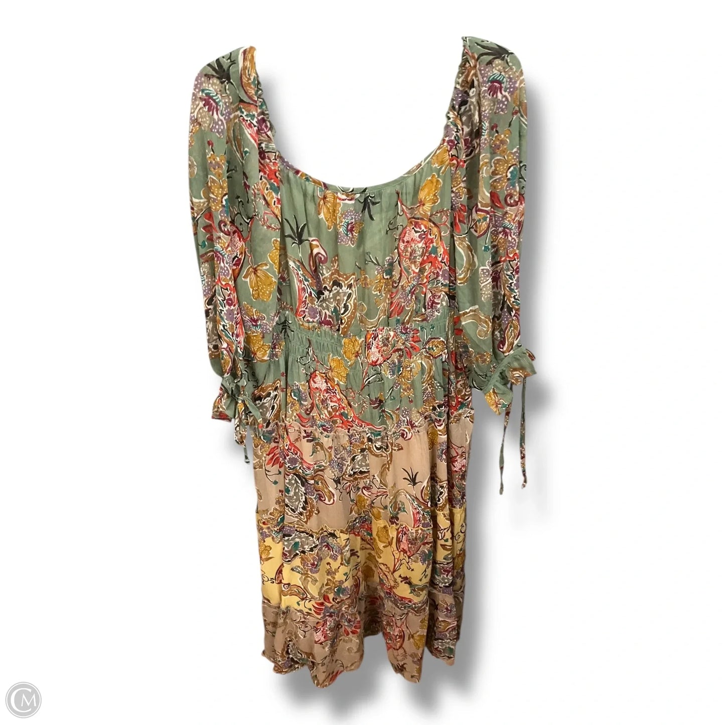 Dress Casual Maxi By Figuero & Flower In Green, Size: Xl