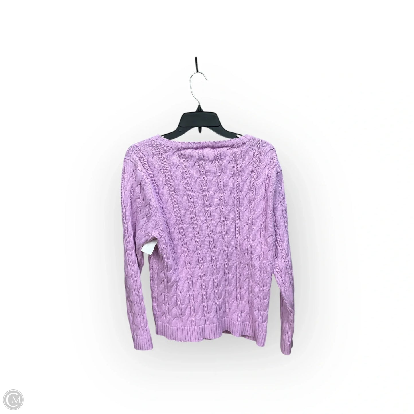 Sweater By Lands End In Pink, Size: Xl