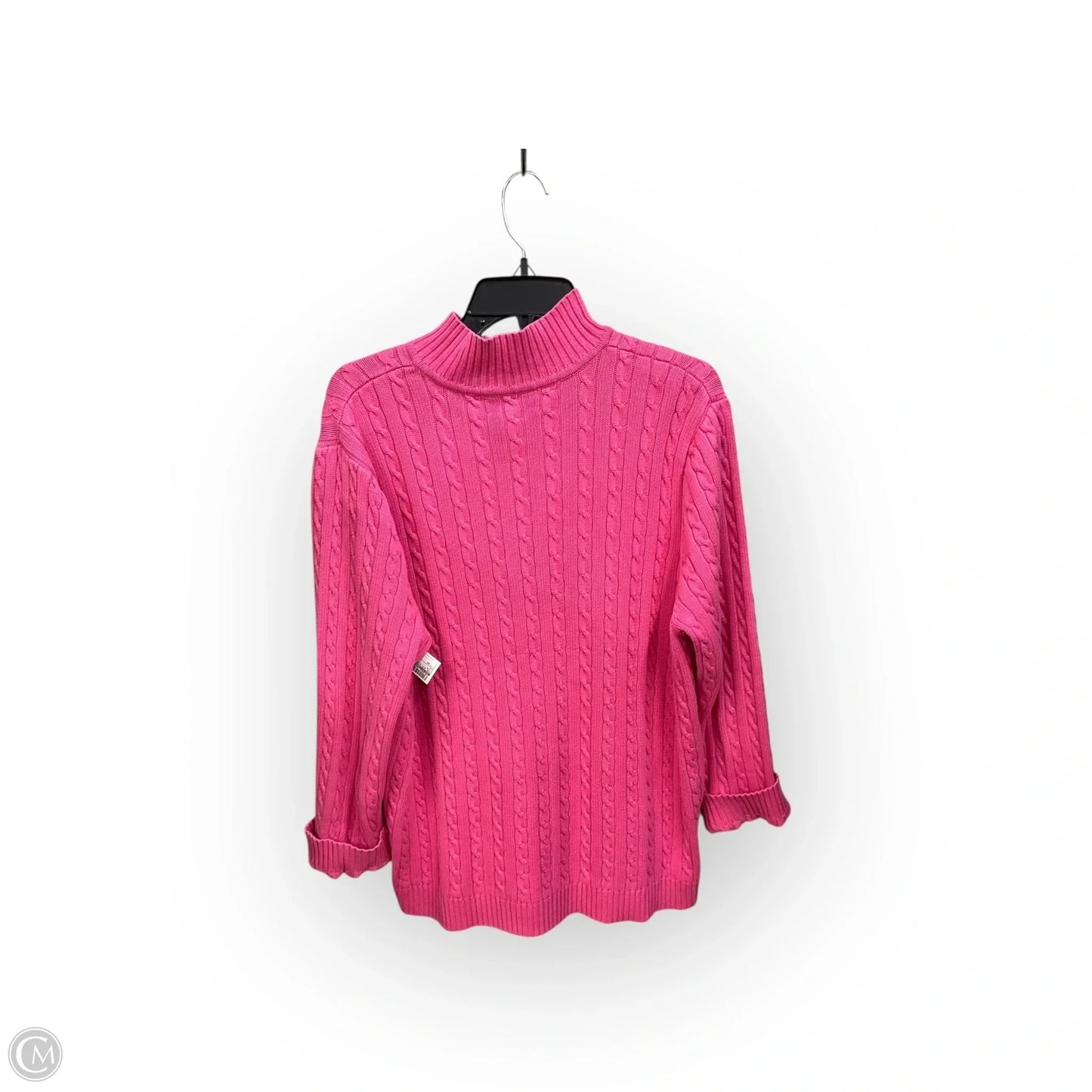 Top 3/4 Sleeve By Ralph Lauren In Pink, Size: 2x