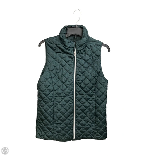 Vest Puffer & Quilted By Banana Republic In Green, Size: Xs