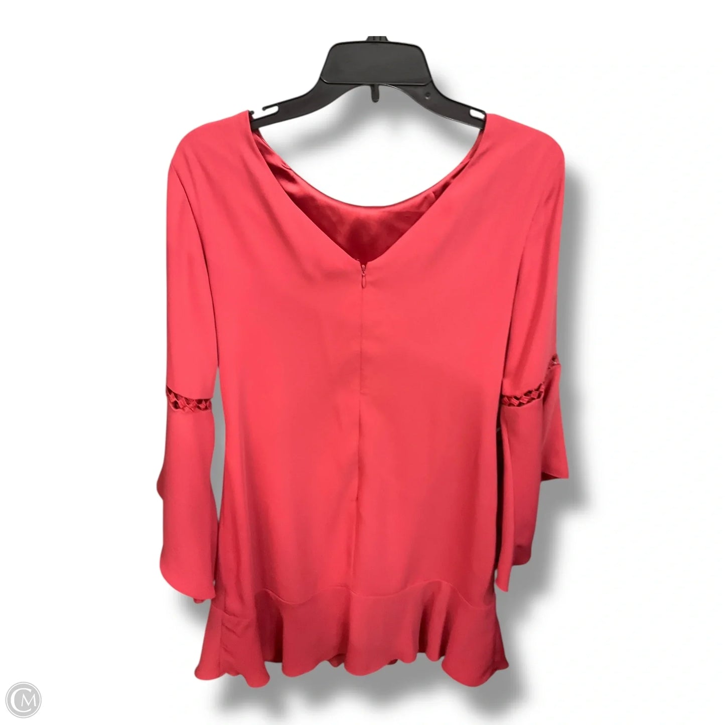 Dress Casual Midi By White House Black Market In Coral, Size: S