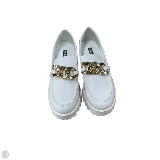 Shoes Heels Block By Nine West In White, Size: 6.5