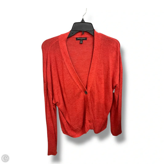 Cardigan By Banana Republic In Orange, Size: Xl