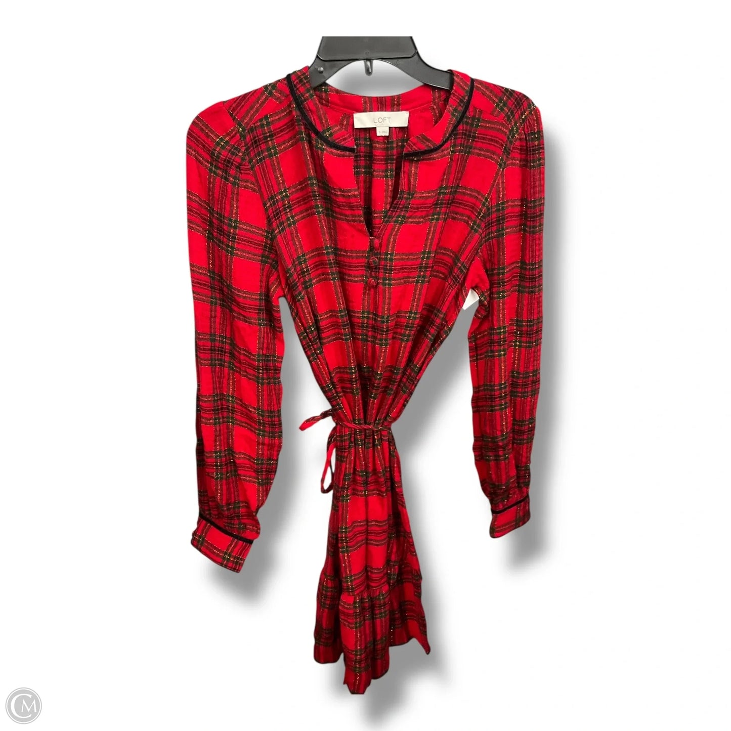 Dress Casual Short By Loft In Red, Size: S