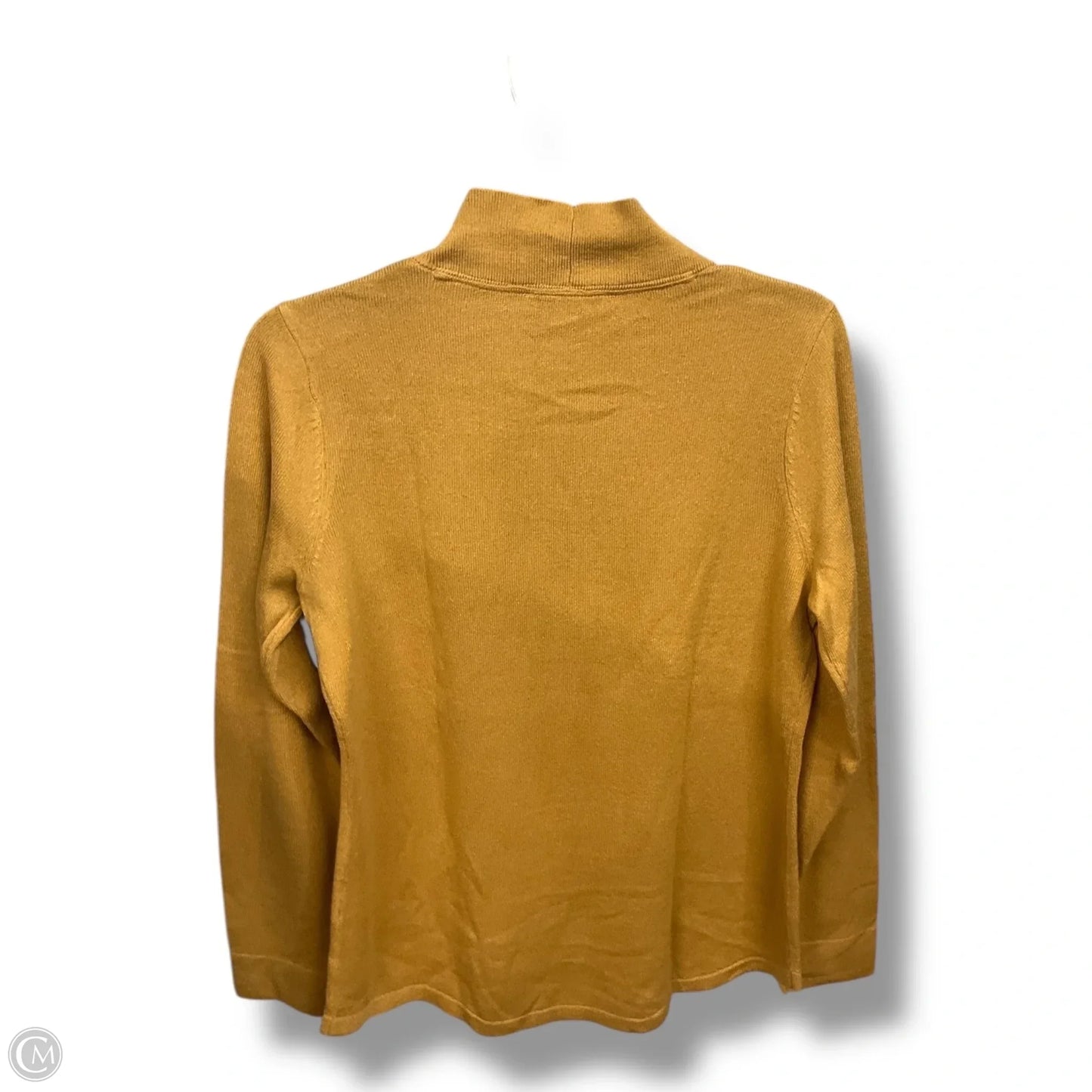 Top Long Sleeve By Isaac Mizrahi Live Qvc In Yellow, Size: Xs