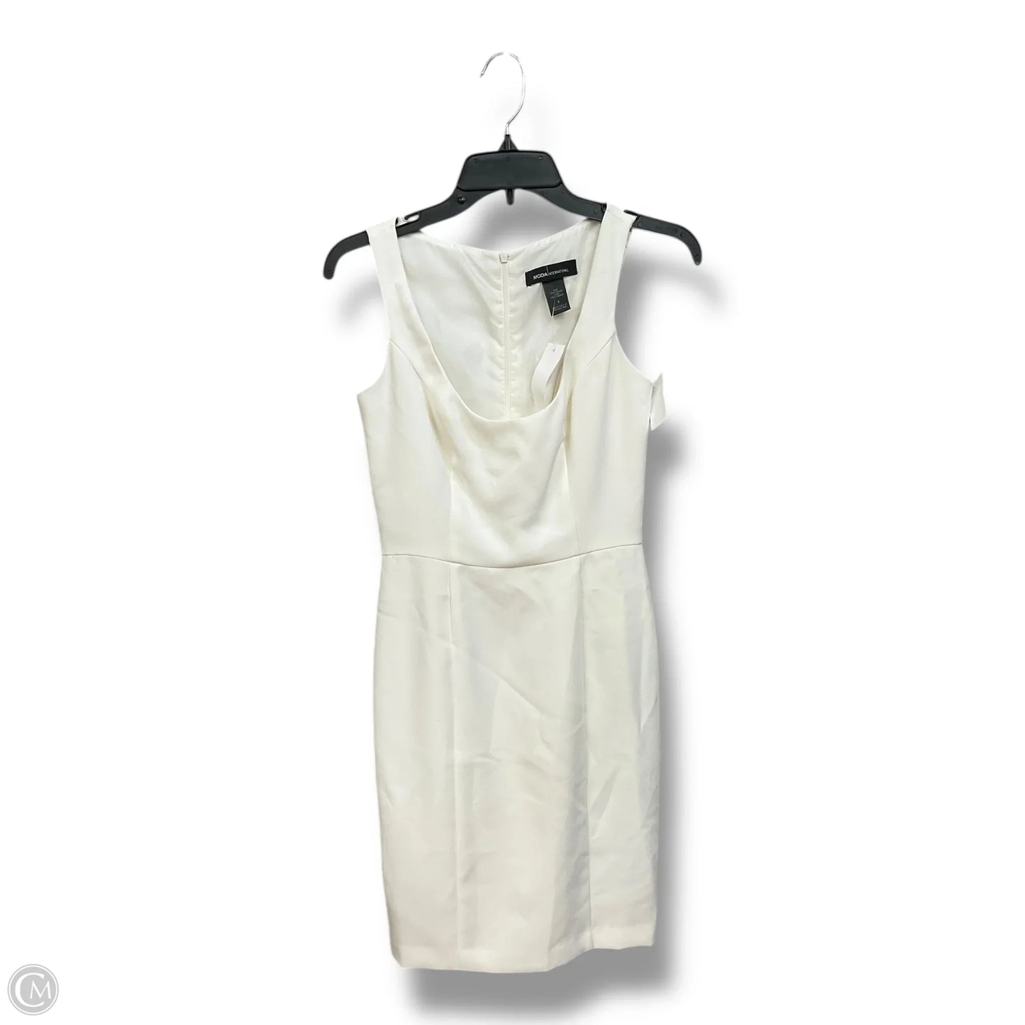 Dress Casual Short By Moda Intl In White, Size: Xs