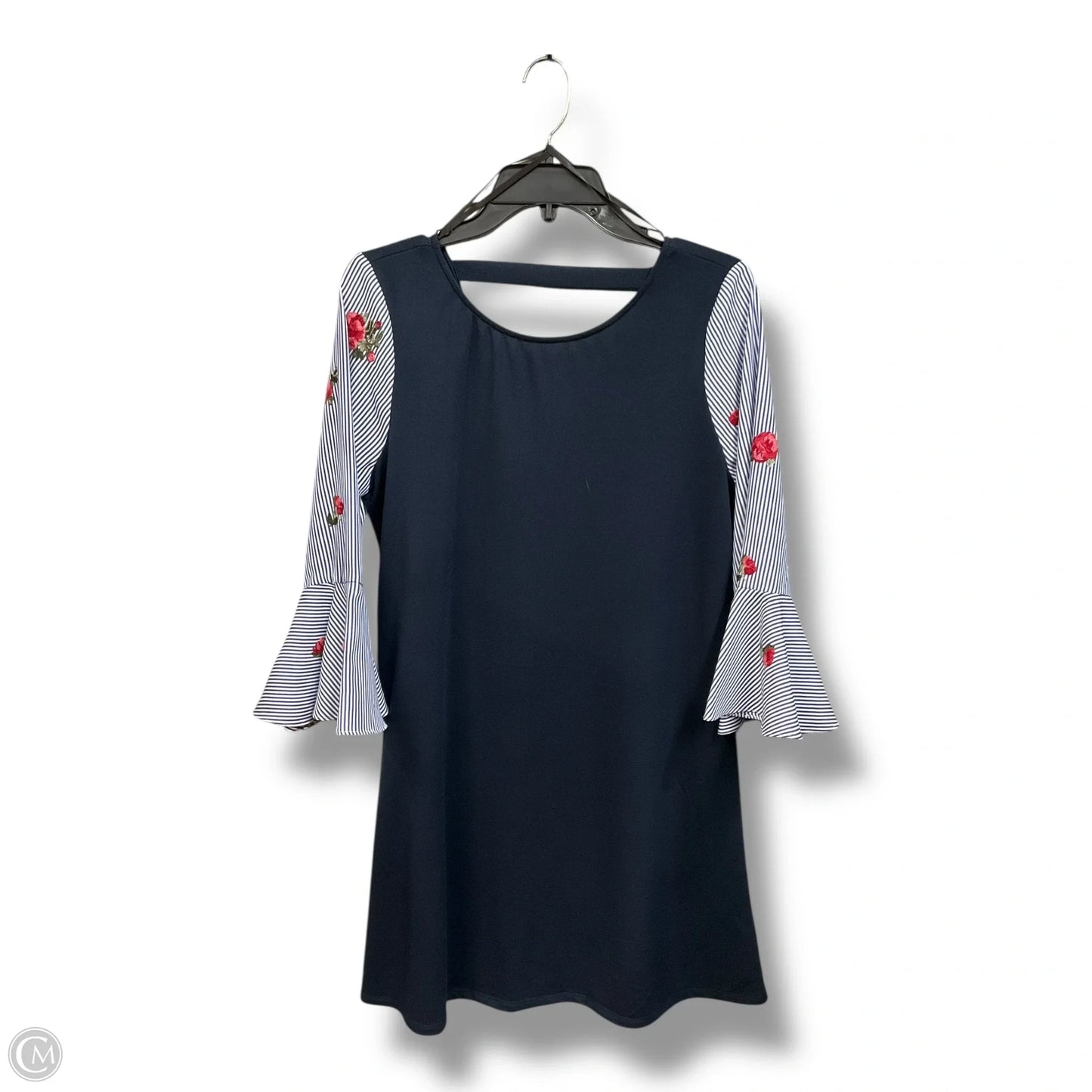 Dress Casual Midi By Agb In Blue, Size: M