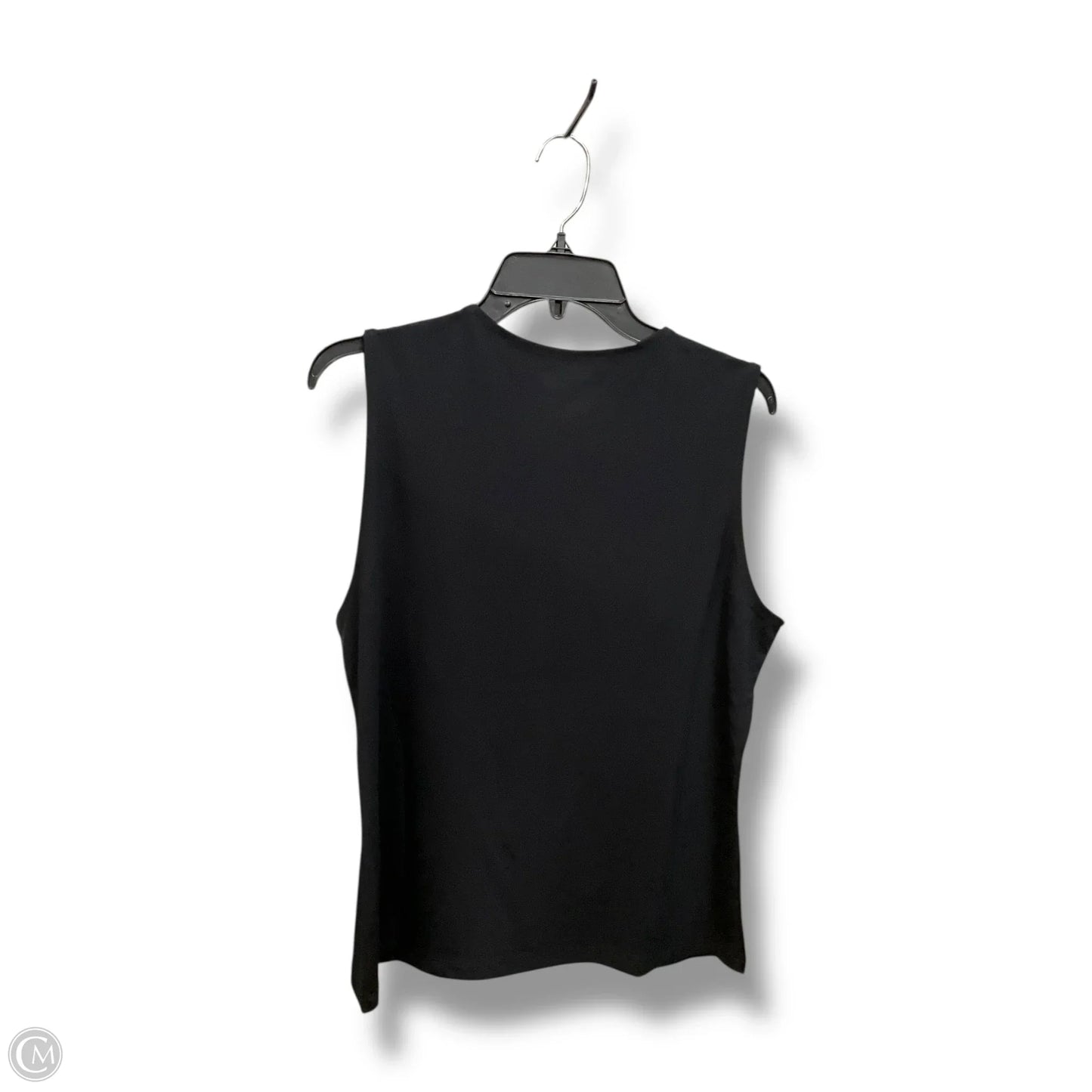 Top Sleeveless By Adrienne Vittadini In Black, Size: Xl