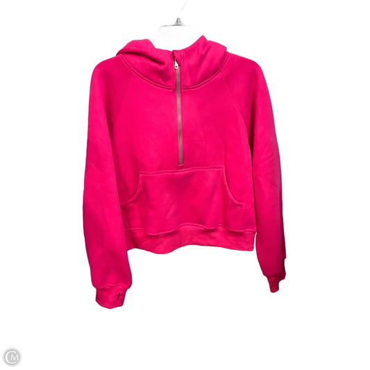 Sweatshirt Hoodie By Automet In Pink, Size: M