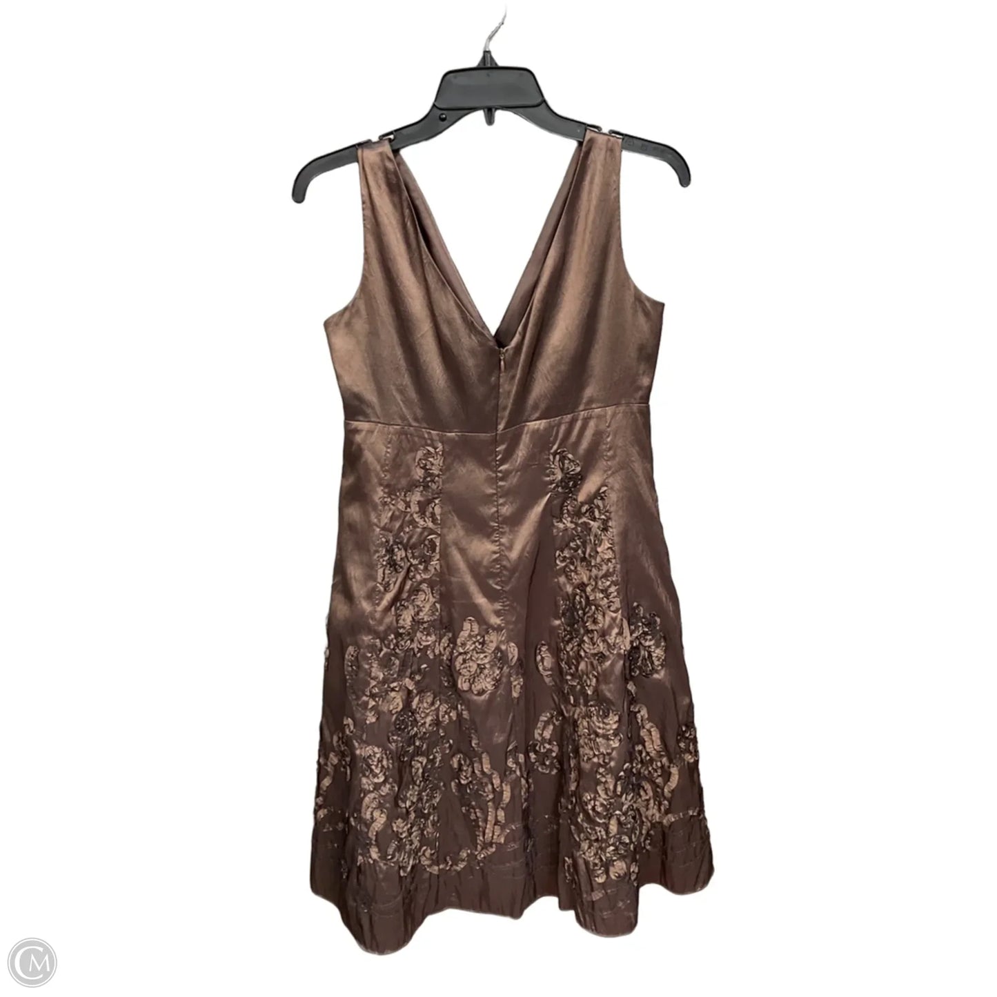 Dress Casual Short By Evan-picone In Brown, Size: M